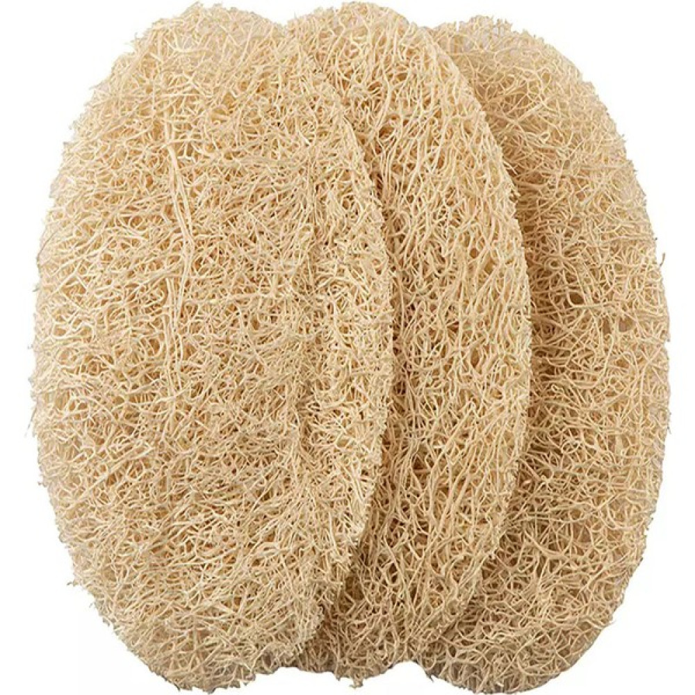 Layes Yüz Peeling Diski 3'lü Loofah Yüz Kabak Lifi Kesesi Vücut Bakım Setleri Fiyatı
