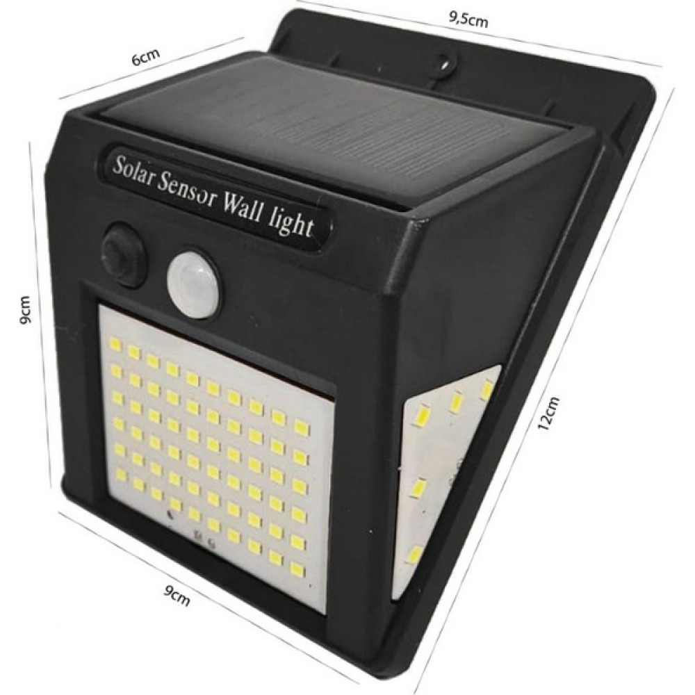Layfhex 3 Adet 70 LED Güneş Enerjili Solar Hareket Sensörlü Lamba 3 Taraf Aydınlatma - Siyah Dış Mekan & Bahçe Oyuncakları Fiyatı