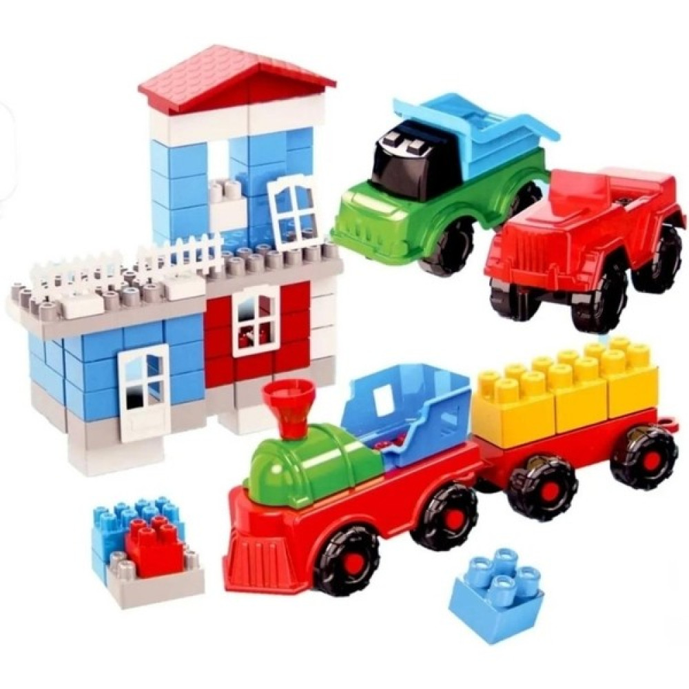 Layfhex Büyük Boy 100 Parça Tren Istasyonu LEGO Blok Eğitici Oyuncak Seti Legolar ( Yapım Oyuncakları ) Fiyatı
