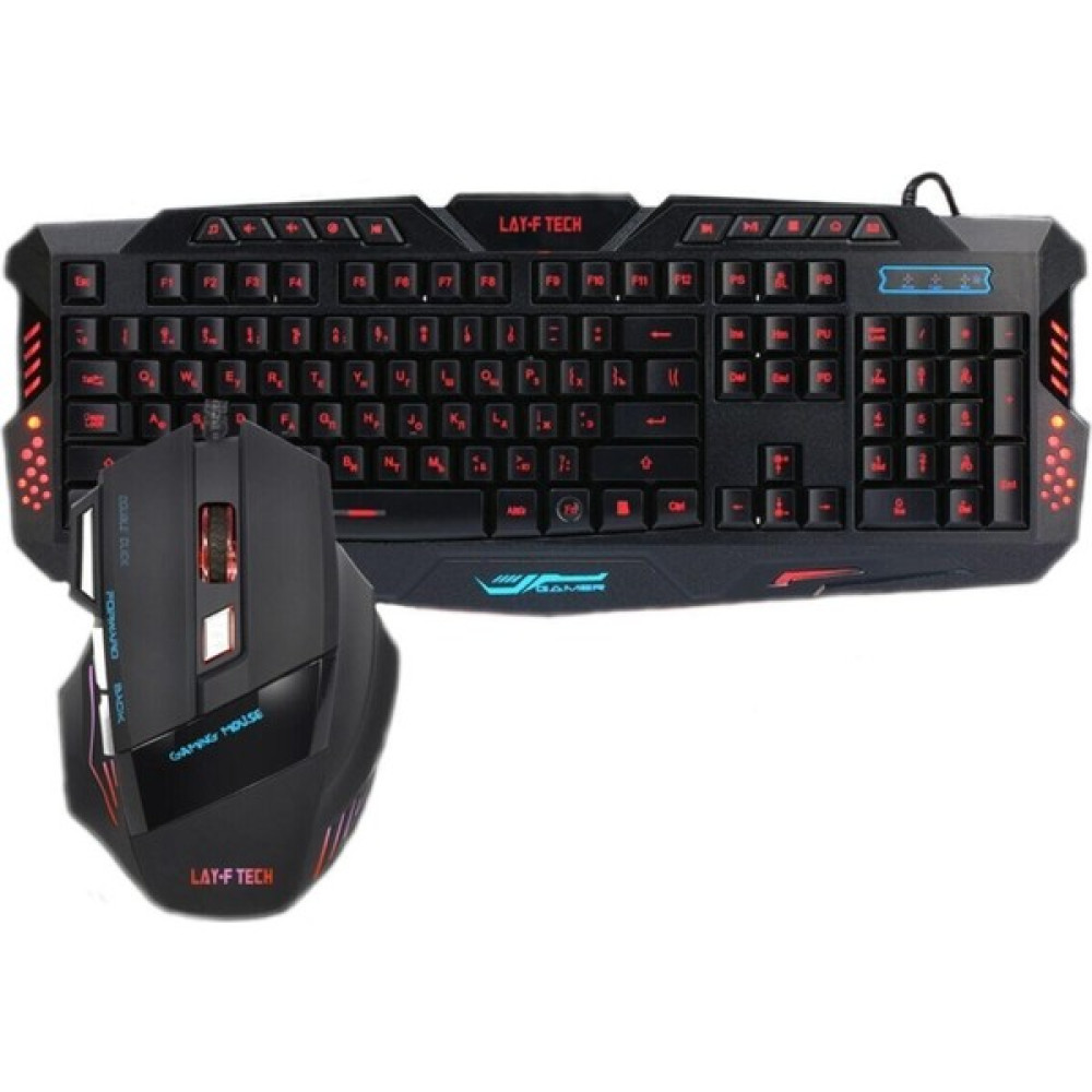 Layftech A868-J30 Pro Gaming Klavye Mouse Set,7 Butonlu Rgb Işıklı Oyuncu Klavye Mouse Set Klavye - Mouse Fiyatı