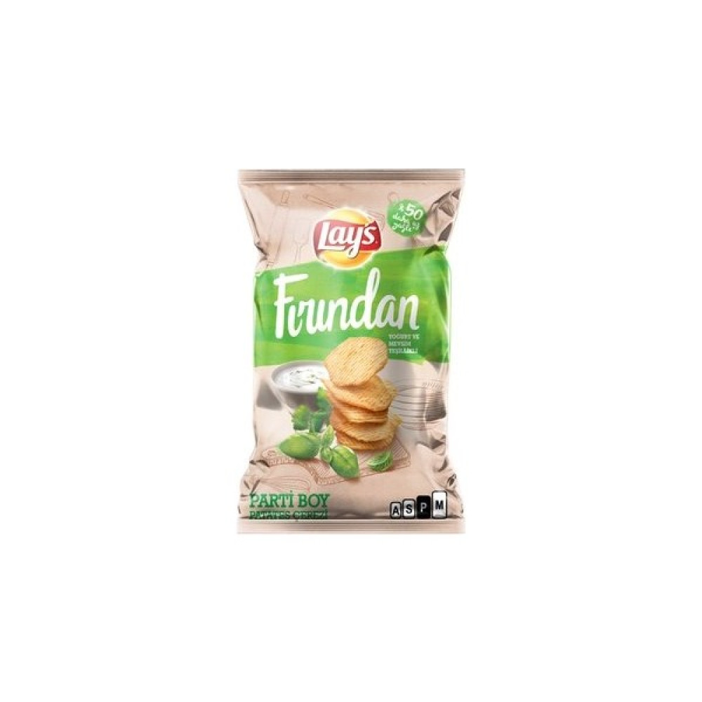 Lay's Fırından Yoğurt & Mevsim Yeşillikli Patates Çerezi Parti Boy 134 gr * 6 Adet - 1 Adet Diğer Fiyatı