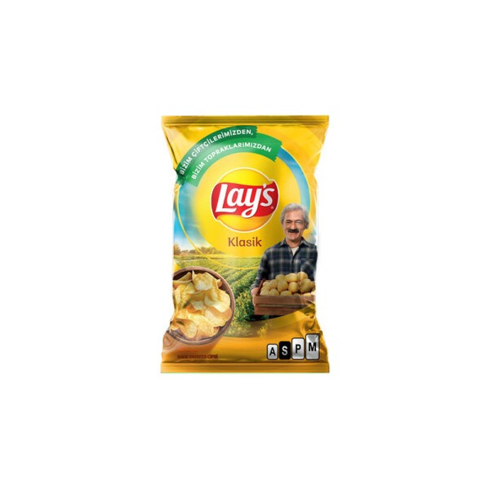 Lay's Klasik Sade Patates Cipsi Süper Boy 107 gr x 8'li - 1 Adet Diğer Fiyatı