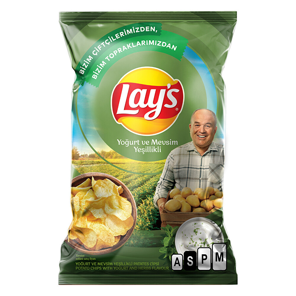Lay's Yoğurt Ve Mevsim Yeşillikleri Çeşnili Patates Cipsi Süper Boy 107 Gr Cips Fiyatı