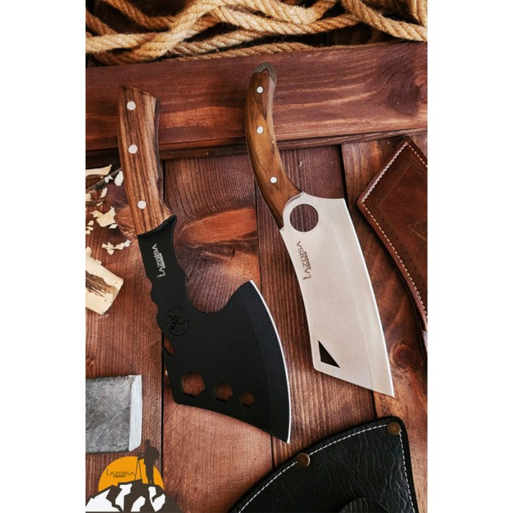 Lazbisa 2 Li Outdoor Balta Bıçak Satırı Set Kamp Baltası Bıçak Bıçağı Budama Baltası Lzbçka Oto Boyaları Fiyatı