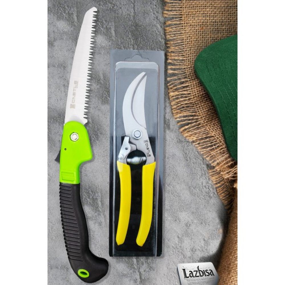 Lazbisa LZ-K30 Budama Makası Bağ Makası ve Katlanır Budama Testeresi 2'li Set Oto Boyaları Fiyatı