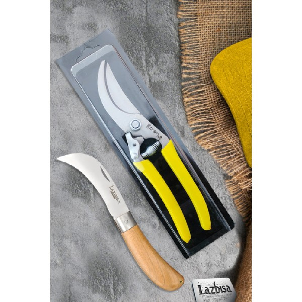 Lazbisa LZ-K38 Budama - Bağ Makası ve Aşı Çakısı Bıçağı 2'li Set Oto Boyaları Fiyatı