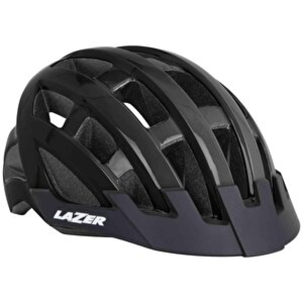Lazer Compact Bisiklet Kaskı Siyah 54/61cm Bisiklet Aksesuarları Fiyatı