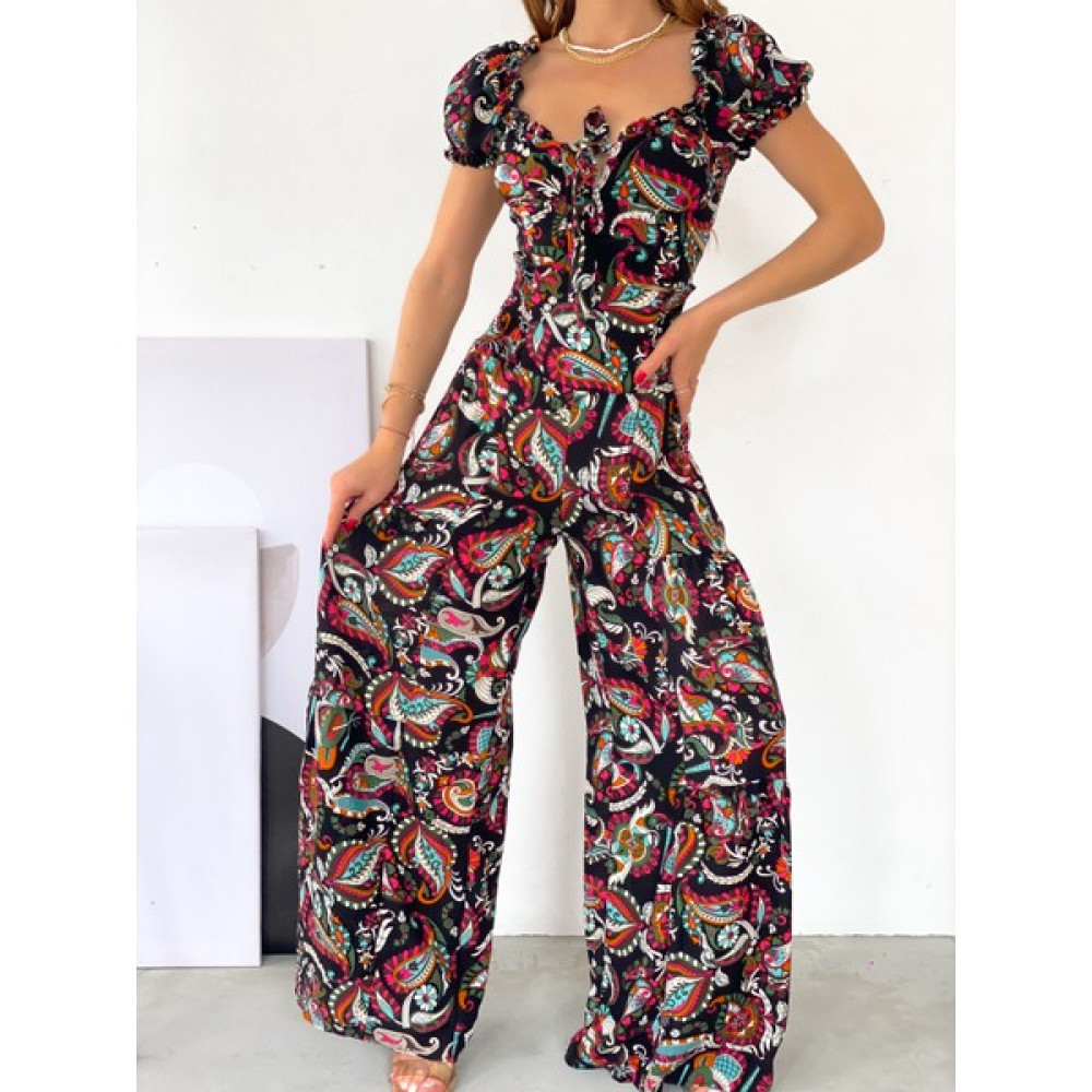 Lb Laluna Butik Kadın Siyah Desenli Yüksek Bel Bluz Pantolon Takım Kadın Pantolon Fiyatı