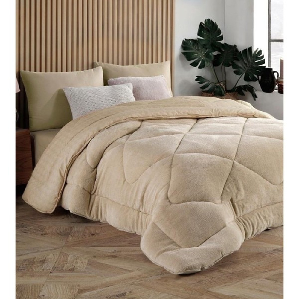 Lbm Tekstil Çift Kişilik Peluş Welsoft Yorgan - Bej - 195 x 215 cm Yorgan Fiyatı