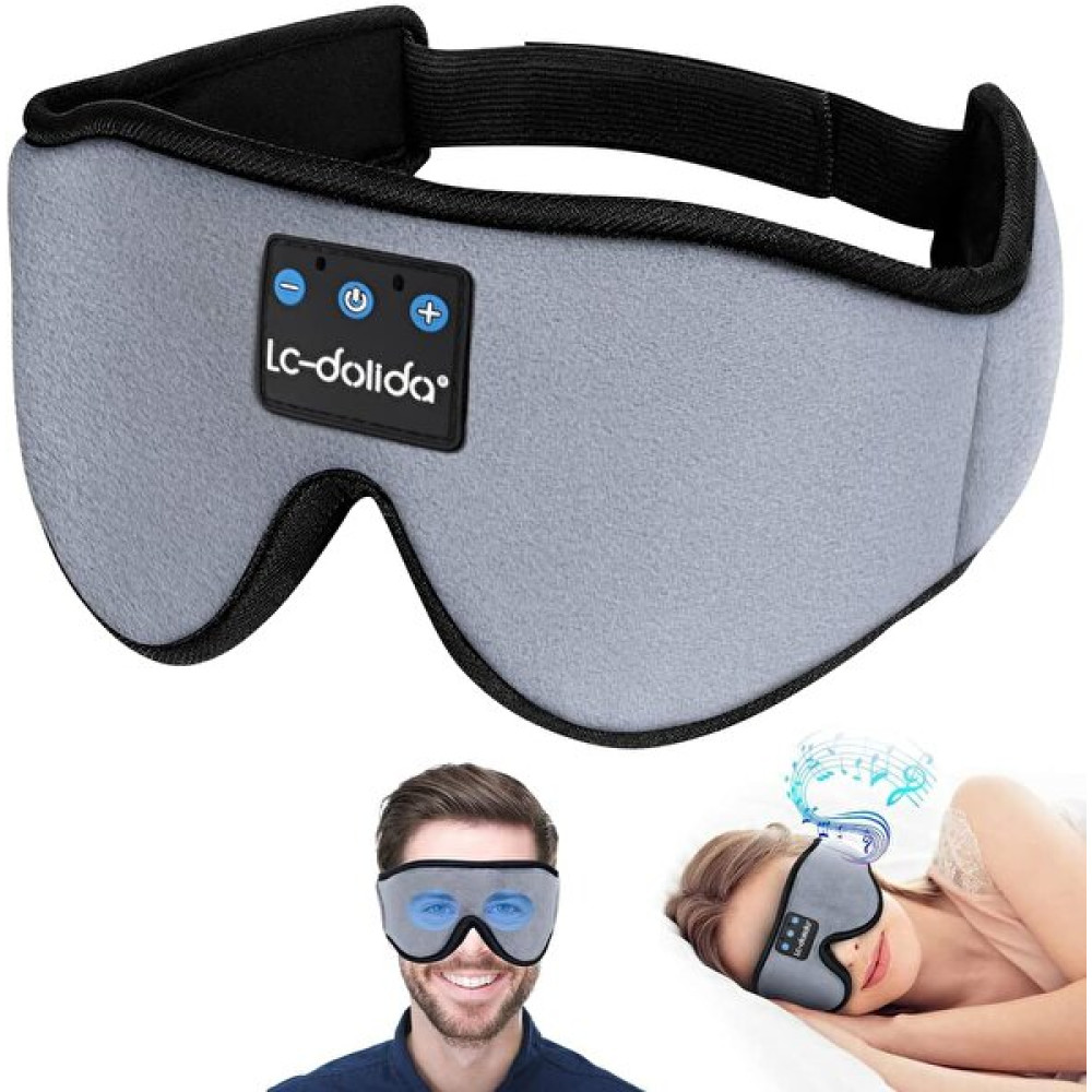 LC-Dolida 3D Uyku Maskesi Bluetooth Kablosuz Müzik Gri Bluetooth Kulaklık Fiyatı