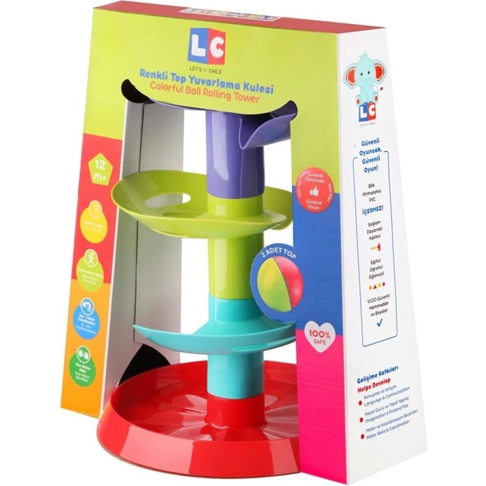 Lc Renkli Top Yuvarlama Kulesi - LC-30956 (Lisinya) Oyun Seti Fiyatı