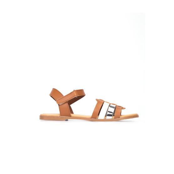 LC Waikiki 8S4611Z4 Kahverengi Kız Çocuk Sandalet