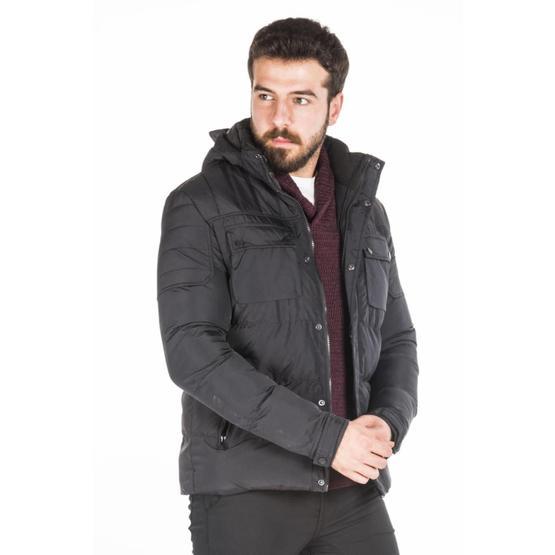 LC Waikiki 8W2500Z8 Siyah Erkek Şişme Mont