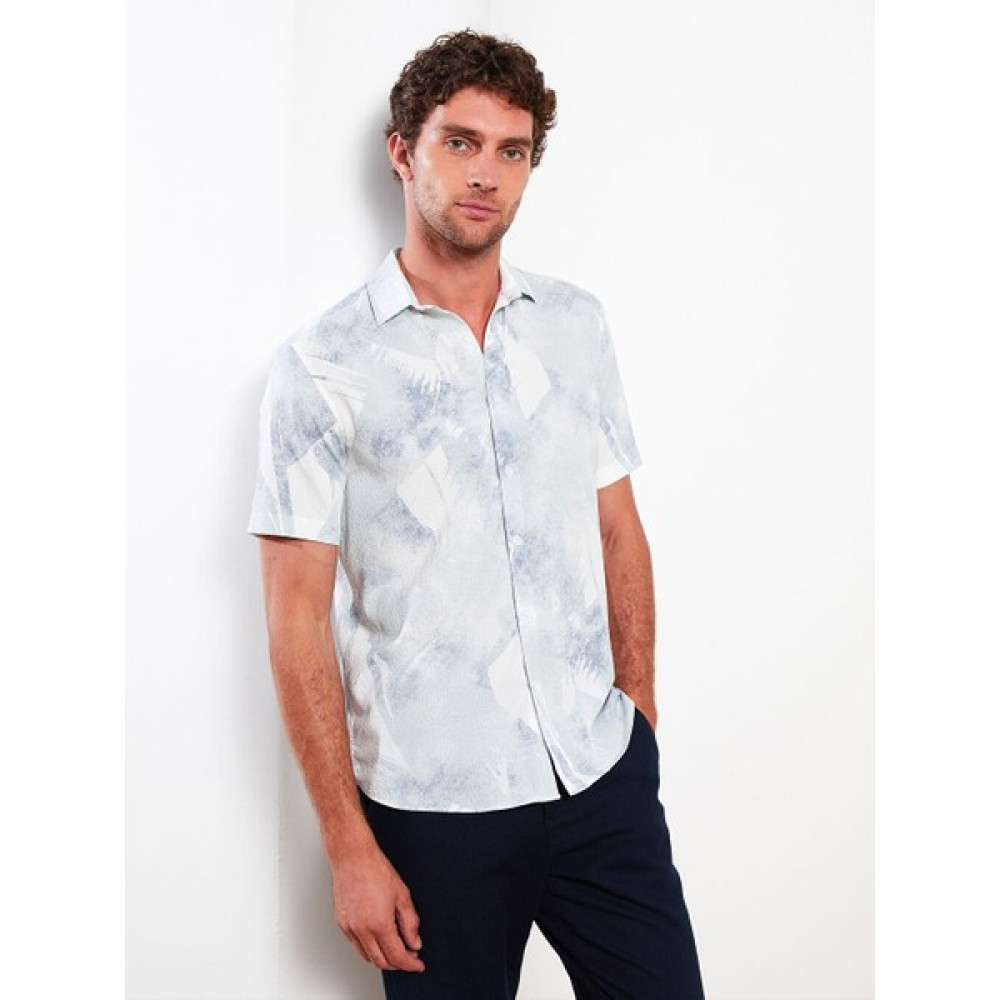 LC Waikiki Vision Regular Fit Kısa Kollu Desenli Erkek Gömlek Erkek Gömlek Fiyatı