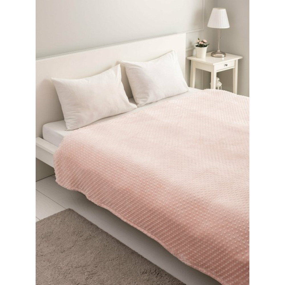LCW Home Lc Waikiki Çift Kişilik Battaniye - Pudra - 200 x 220 cm Battaniye Fiyatı