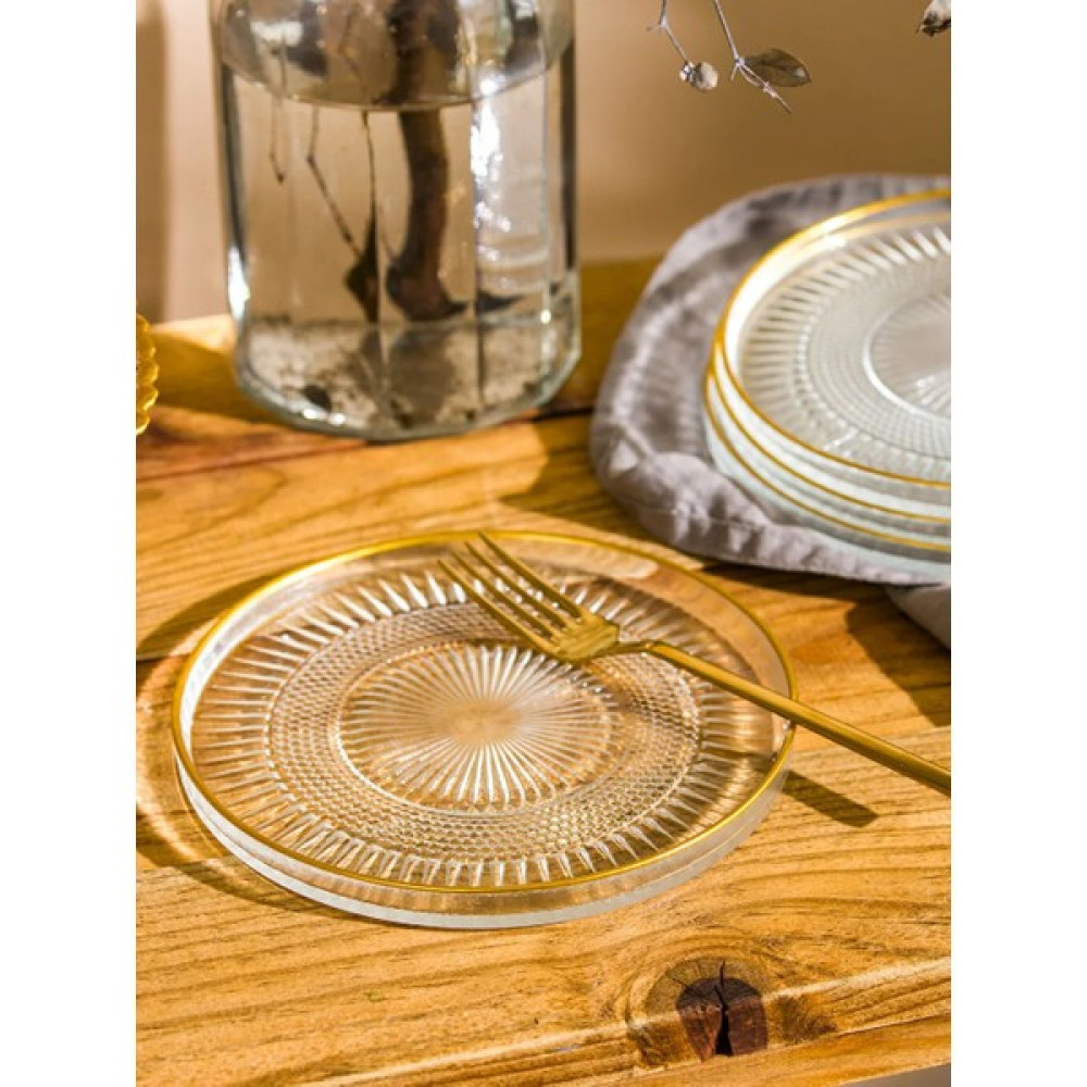 Lcw Home Renksiz Desenli Cam Pasta Tabağı Seti 4'lü T T Oto Boyaları Fiyatı