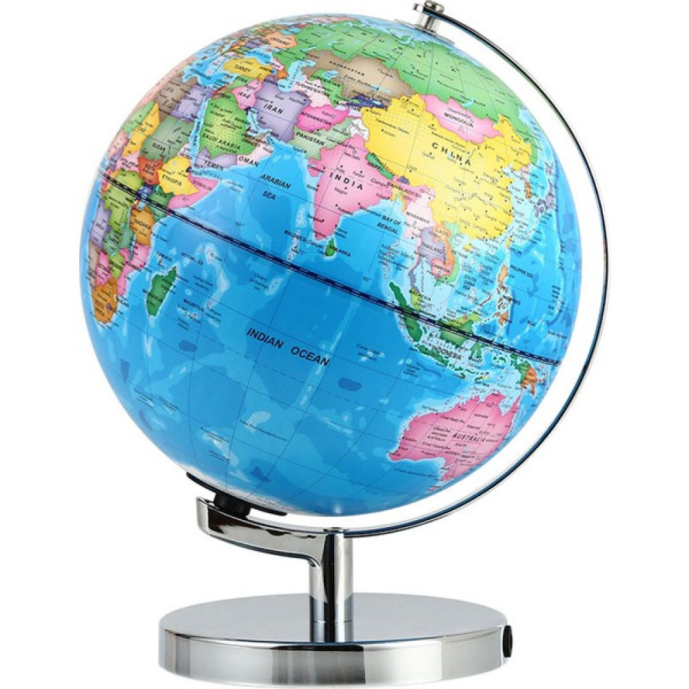 lcweibaisi 20CM Abs Küre Öğretim Ekipmanı Işıklı Oturma Odası Çalışma Dekorasyonu (Yurt Dışından) - Açık Mavi - globe Oto Boyaları Fiyatı