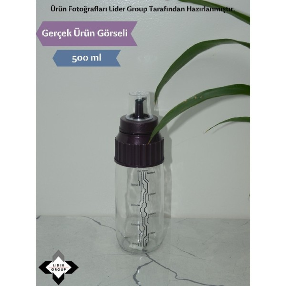 LDR Damlatmaz Akıllı Cam Yağlık ve Sirkelik 500 ml - Mürdüm Mutfak Gereçleri Fiyatı
