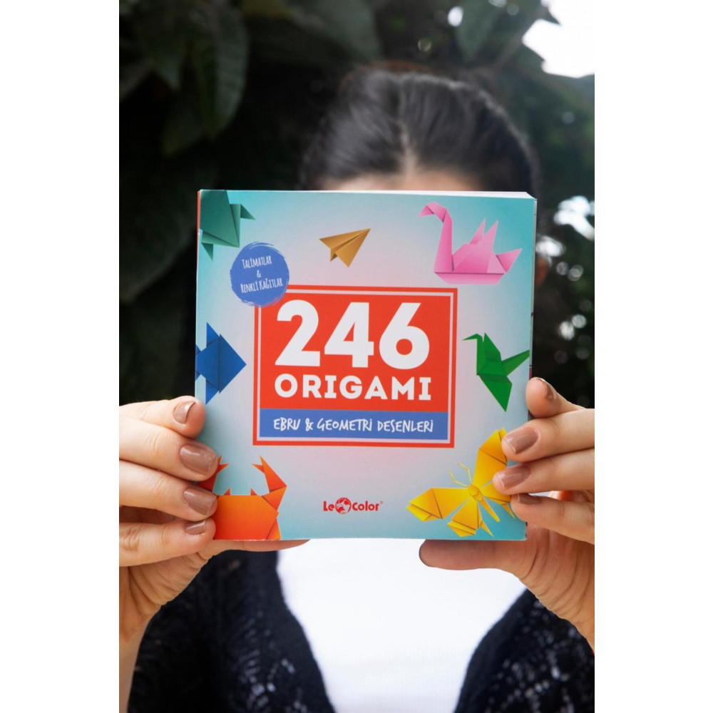 Le Color Origami 246 Kağıt Katlama Sanatı Ebru / Geometrik Defter Fiyatı