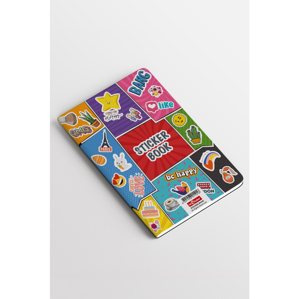 Le Color Sticker Book 756 Adet Renkli Etiket Bang Defter Fiyatı
