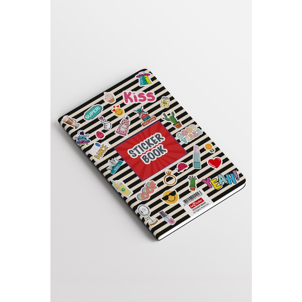 Le Color Sticker Book 756 Adet Renkli Etiket Kiss Defter Fiyatı