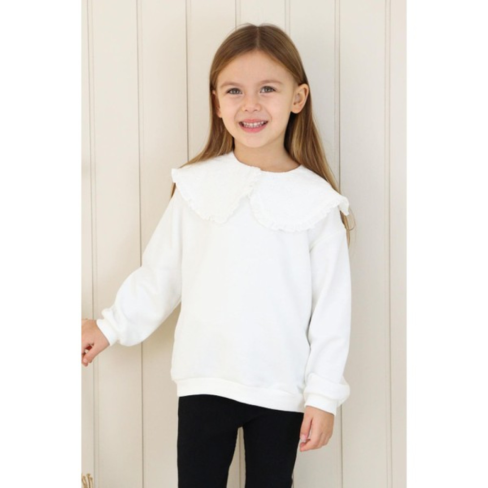 Le Mabelle Ekru Fisto Yakalı Kız Çocuk Bluz - Paola Kız Çocuk Sweatshirt Fiyatı