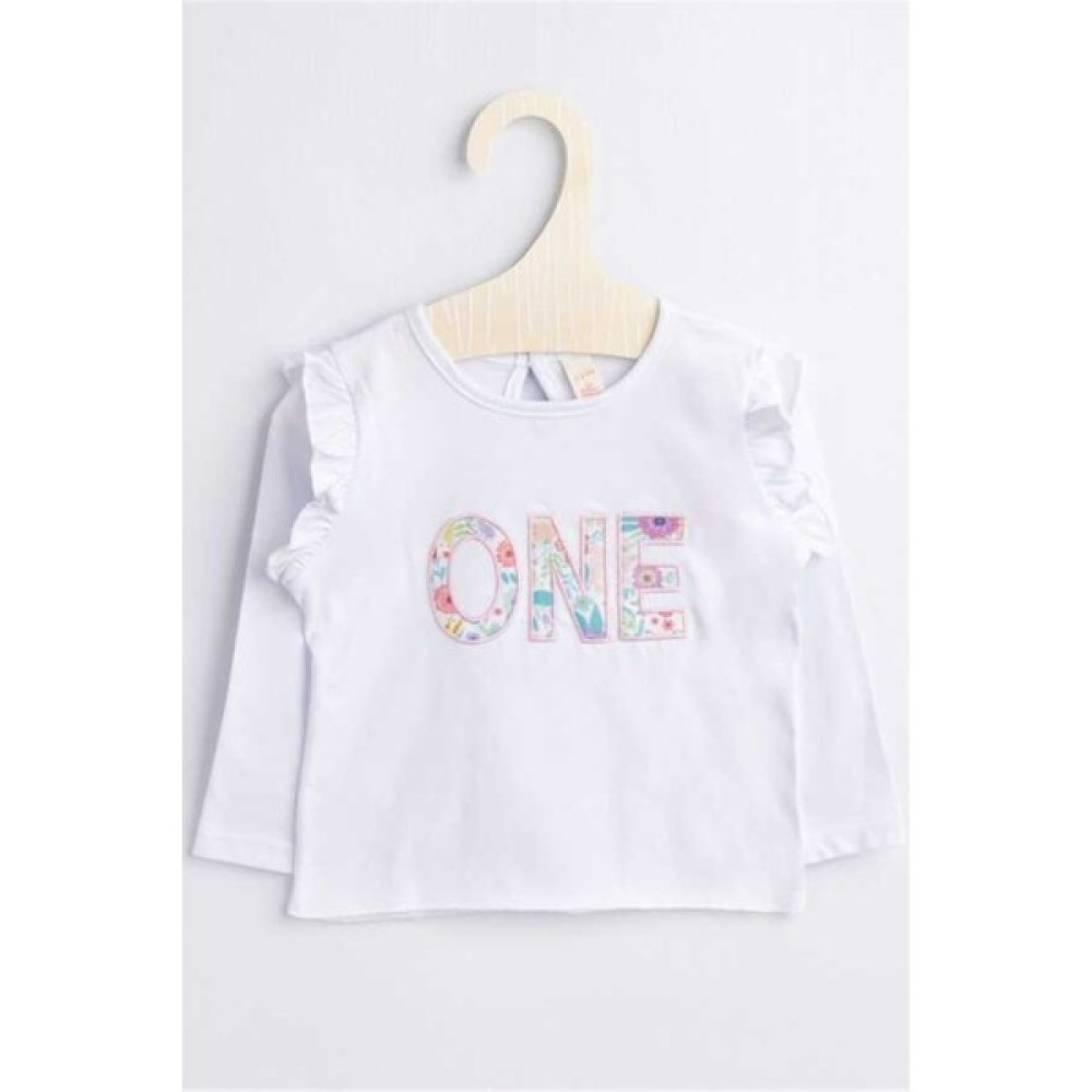 Le Mabelle Uzun Kollu One Nakışlı Uzun Kollu Kız Çocuk Tişört Kız Çocuk T-shirt Fiyatı