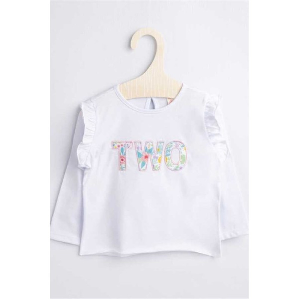 Le Mabelle Uzun Kollu Two Nakışlı Uzun Kollu Kız Çocuk Tişört Kız Çocuk T-shirt Fiyatı