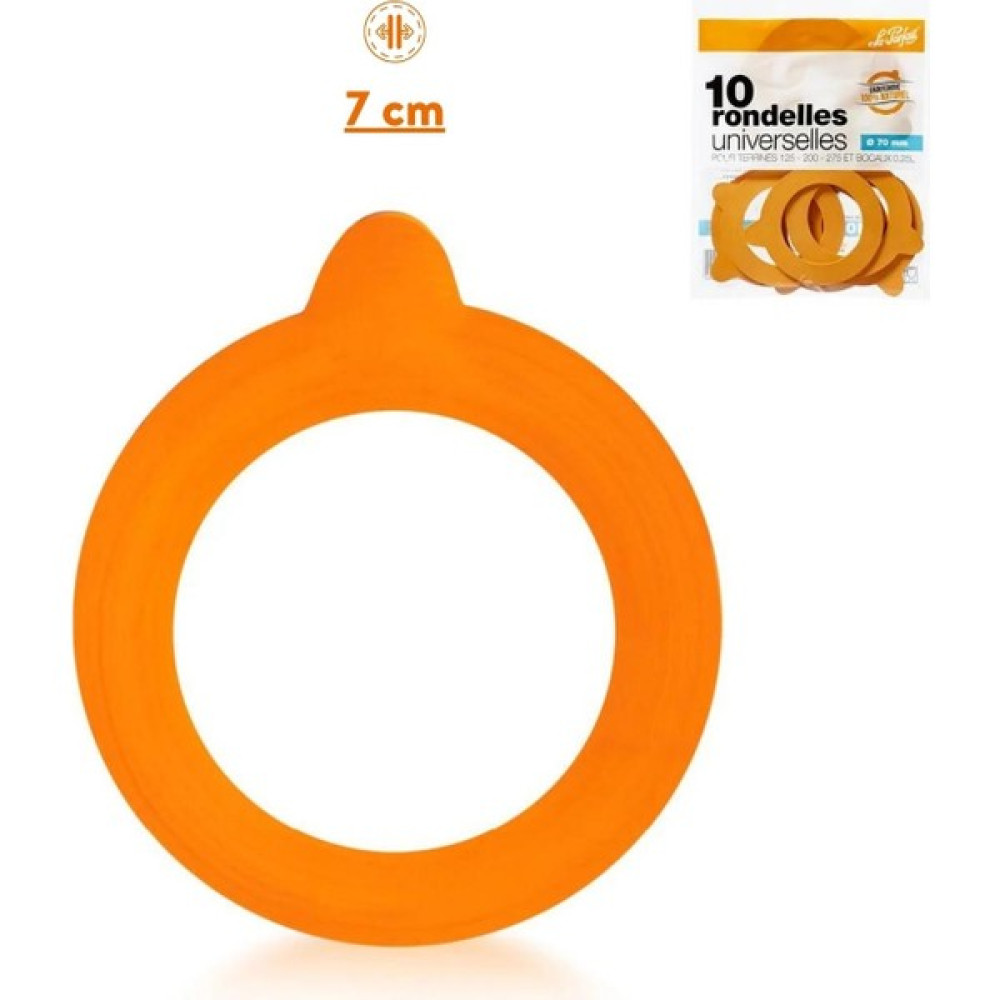 Le Parfait Super Kavanoz Contası (Çap 70 Mm) 10'lu Paket Saklama Kapları Fiyatı