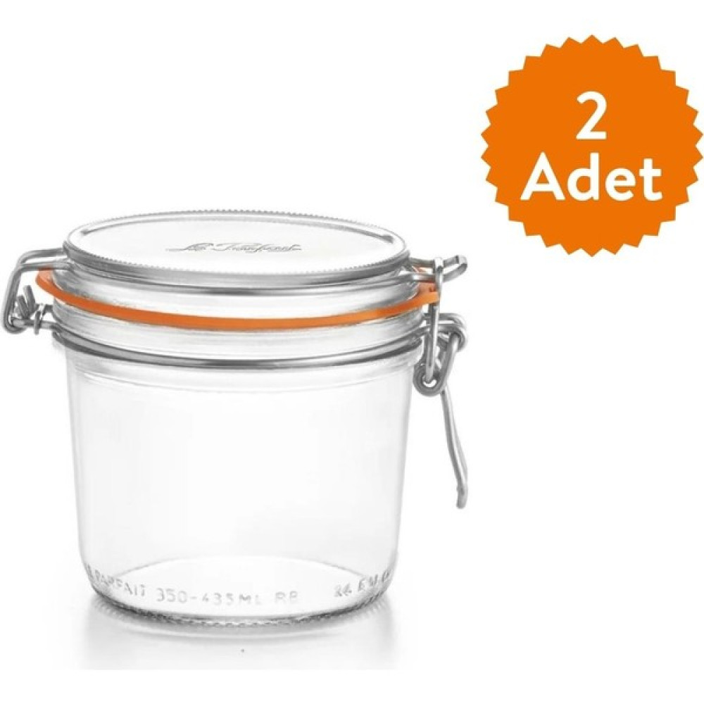 Le Parfait Super Terrines Klipsli/contalı Cam Kavanoz 350 ml (2 Adet) Saklama Kapları Fiyatı