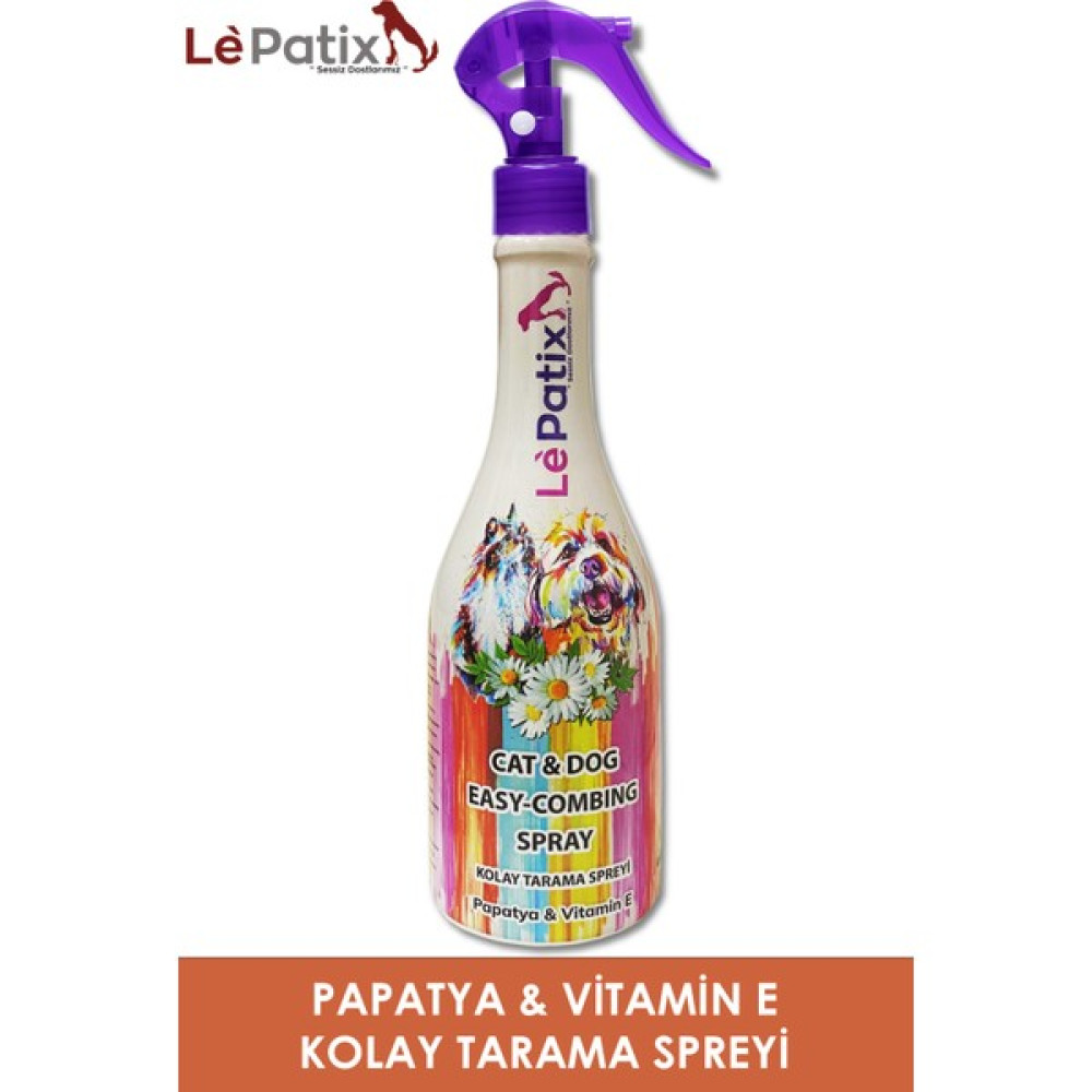 Le Patix Pet Kolay Tarama Spreyi Papatya & Vitamin E, Kıtık Açıcı Kedi Köpek Topaklanma Önleyici 400 ml Evcil Hayvan Ürünleri Fiyatı