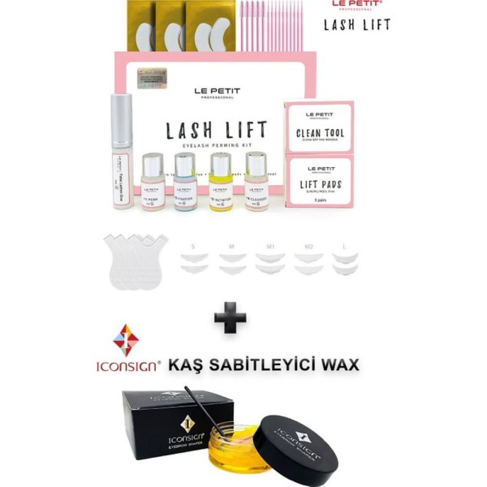 Le Petit Kirpik Lifting Seti, Lash Lift Full Set, Kaş&kirpik Perma Seti ve Kaş Şekillendirici,sabitleyici Wax Cilt ve Yüz Bakımı Fiyatı