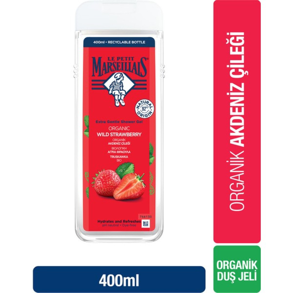 Le Petit Marseillais Akdeniz Çileği Duş Jeli 400ml Duş Jelleri ve Banyo Köpükleri Fiyatı
