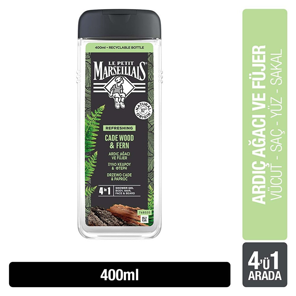 Le Petit Marseillais Ardıç Ağacı Ve Füjer Duş Jeli 400 ml Duş Jelleri ve Banyo Köpükleri Fiyatı
