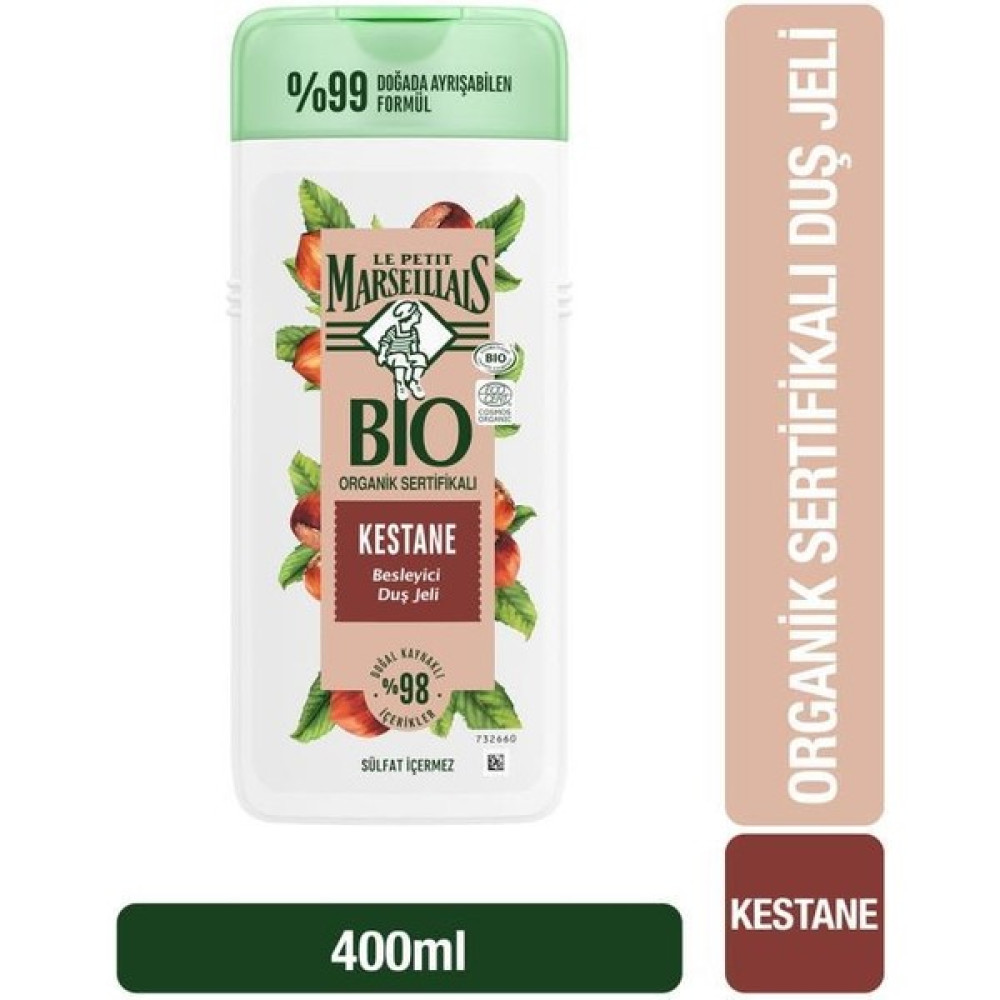 Le Petit Marseillais Bio Duş Jeli Kestane 400 ml Duş Jelleri ve Banyo Köpükleri Fiyatı