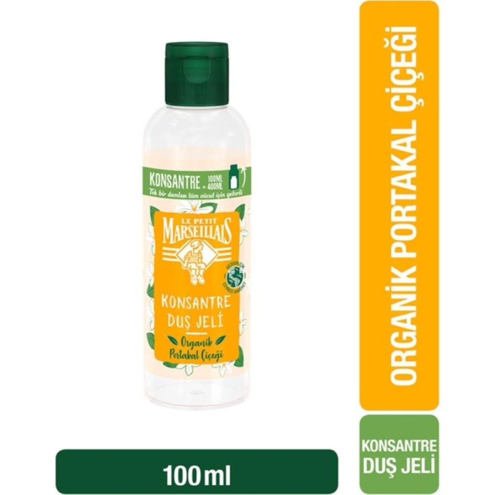 Le Petit Marseillais Le Petit Duş Jeli Organik Portakal Çiçeği Konsantre 100ML - 1001 ml Duş Jelleri ve Banyo Köpükleri Fiyatı