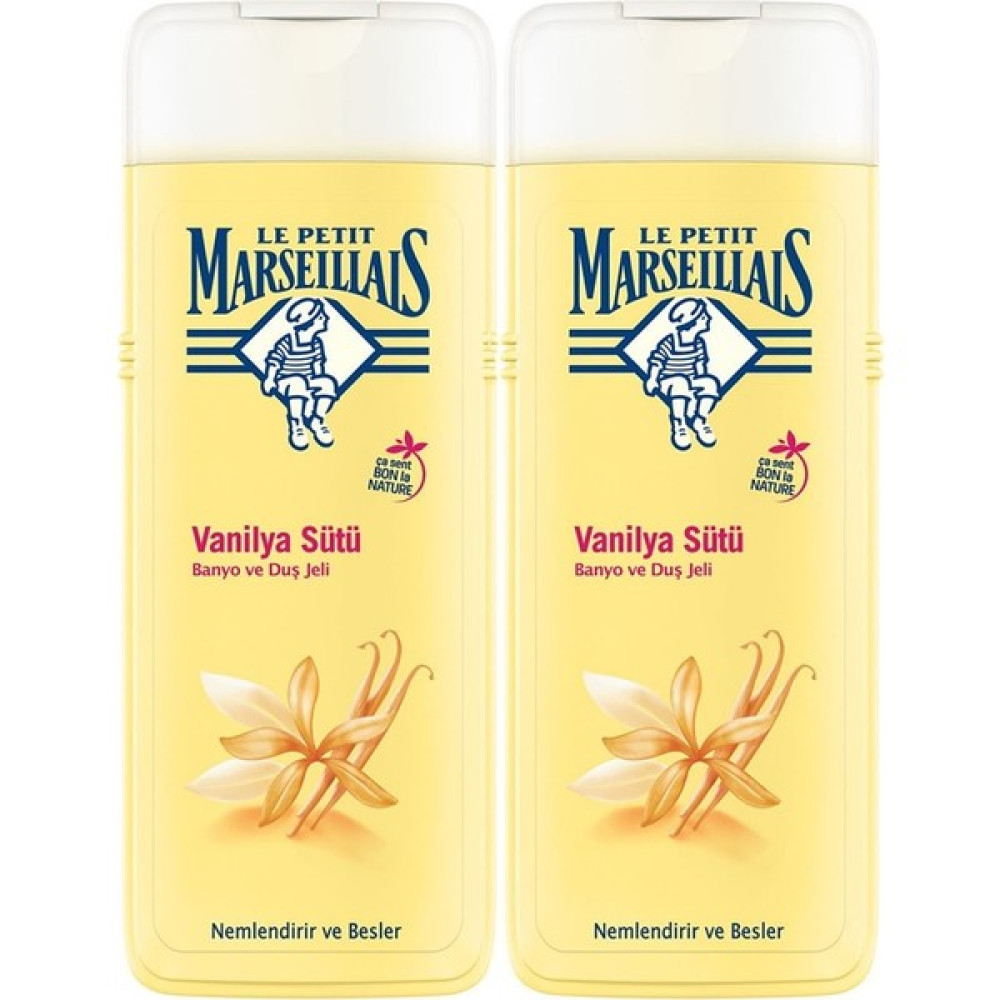 Le Petit Marseillais Vanilya Sütü Banyo ve Duş Jeli 400ML 2'li Set - 400 ml Duş Jelleri ve Banyo Köpükleri Fiyatı