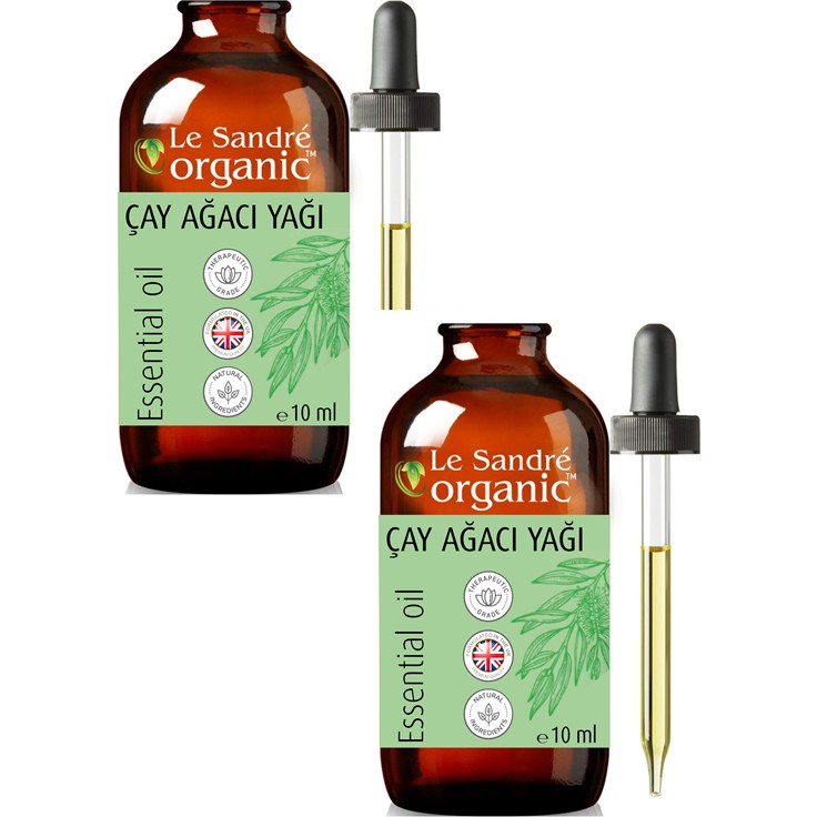Le Sandre Organics Çay Ağacı Yağı 2 x 10 ml - 20 ml Bitkisel Yağlar Fiyatı
