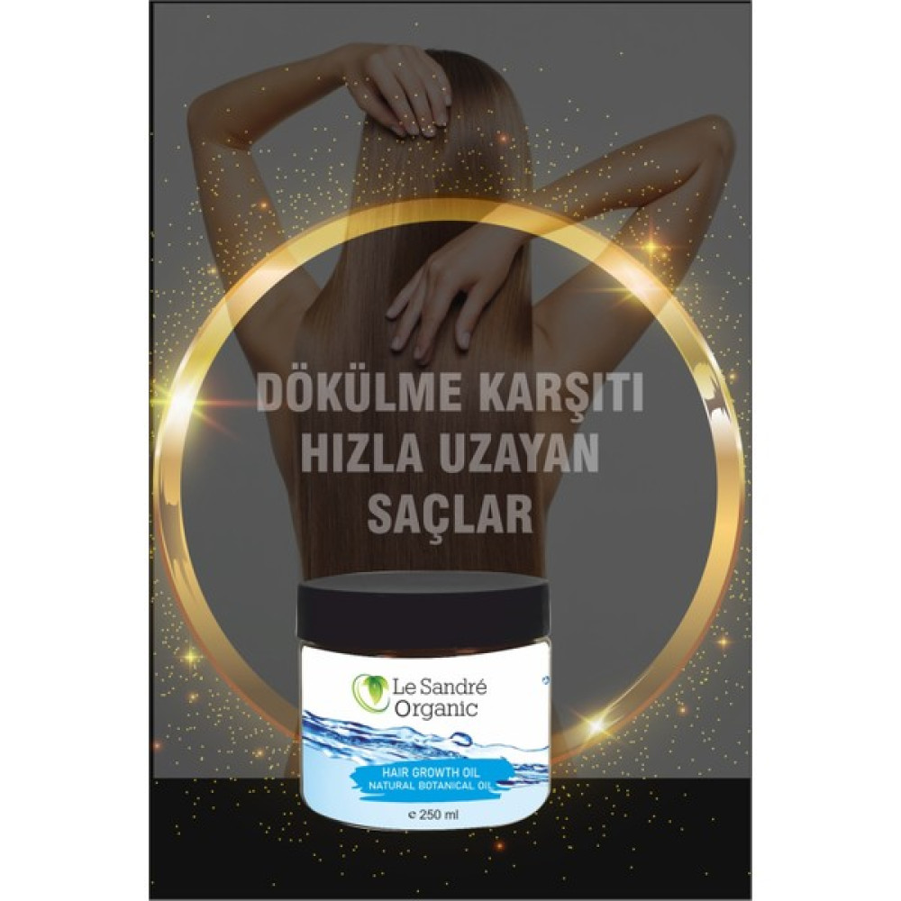 Le Sandre Organics Dökülme Karşıtı Hızlı Uzatma Saç Bakım Yağı 250 ml Saç Bakım Maskeleri & Serumlar & Spreyler Fiyatı