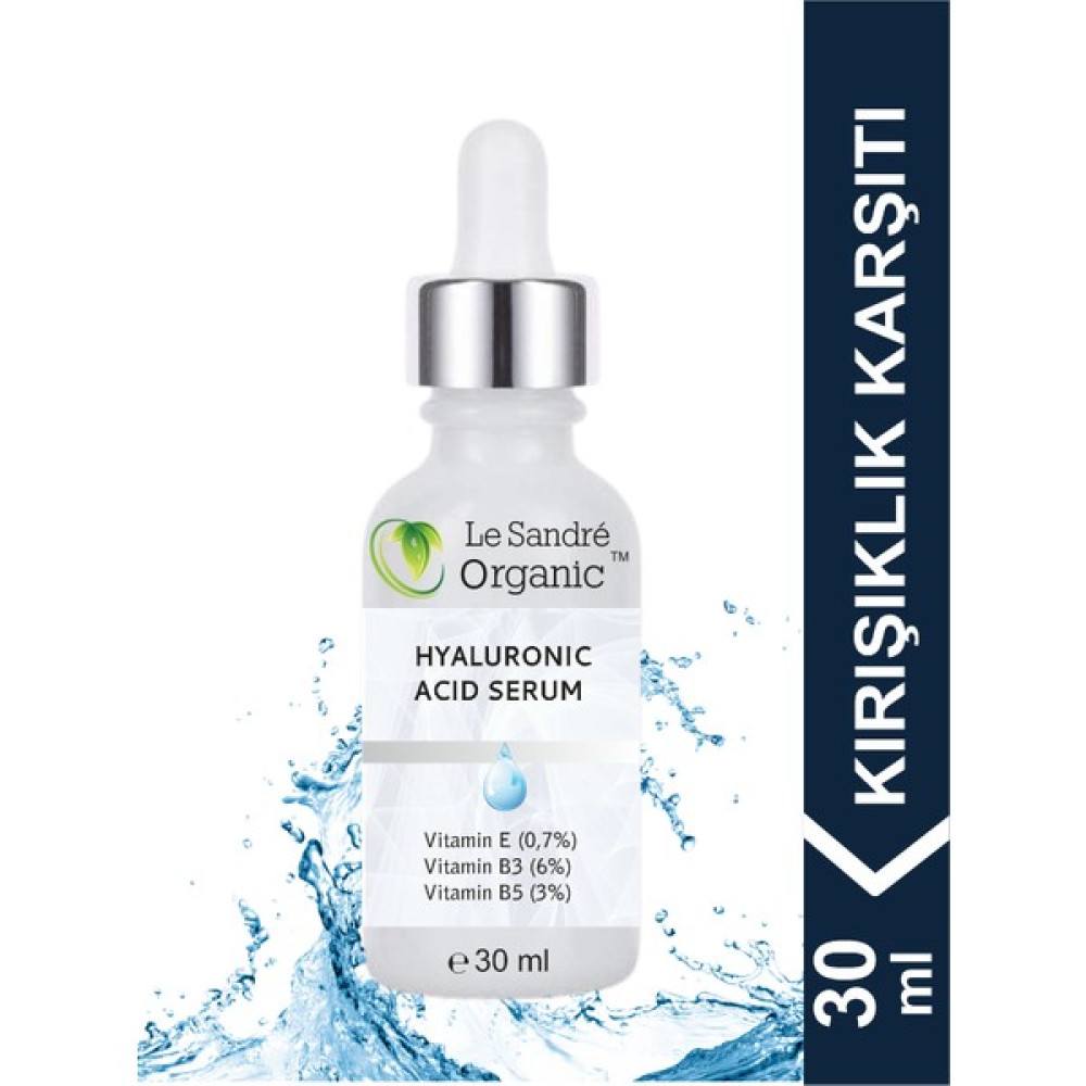 Le Sandre Organics Hyaluronik Asit Aydınlatıcı ve Serumu 30 ml Anti-Aging / Yaşlanma Karşıtı Fiyatı