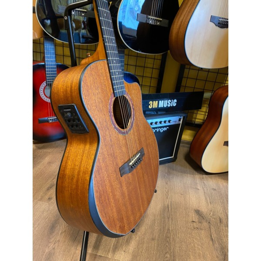 Lea Elektro Akustik Gitar Sahne Gitarı Akustik Gitar - Koyu Kahverengi Akustik Gitarlar Fiyatı