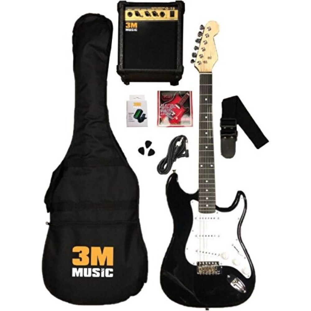 Lea Elektro Gitar Seti (Amfi Dahil Tam Set) - Siyah Elektro Gitarlar Fiyatı