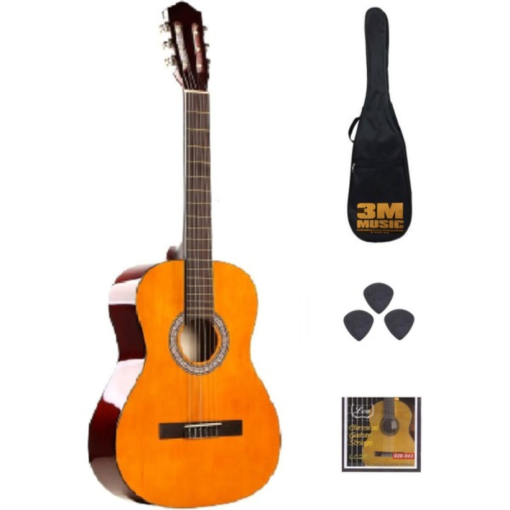 Lea Klasik Gitar Seti 4/4 Tam Boy - Natural Klasik Gitarlar Fiyatı