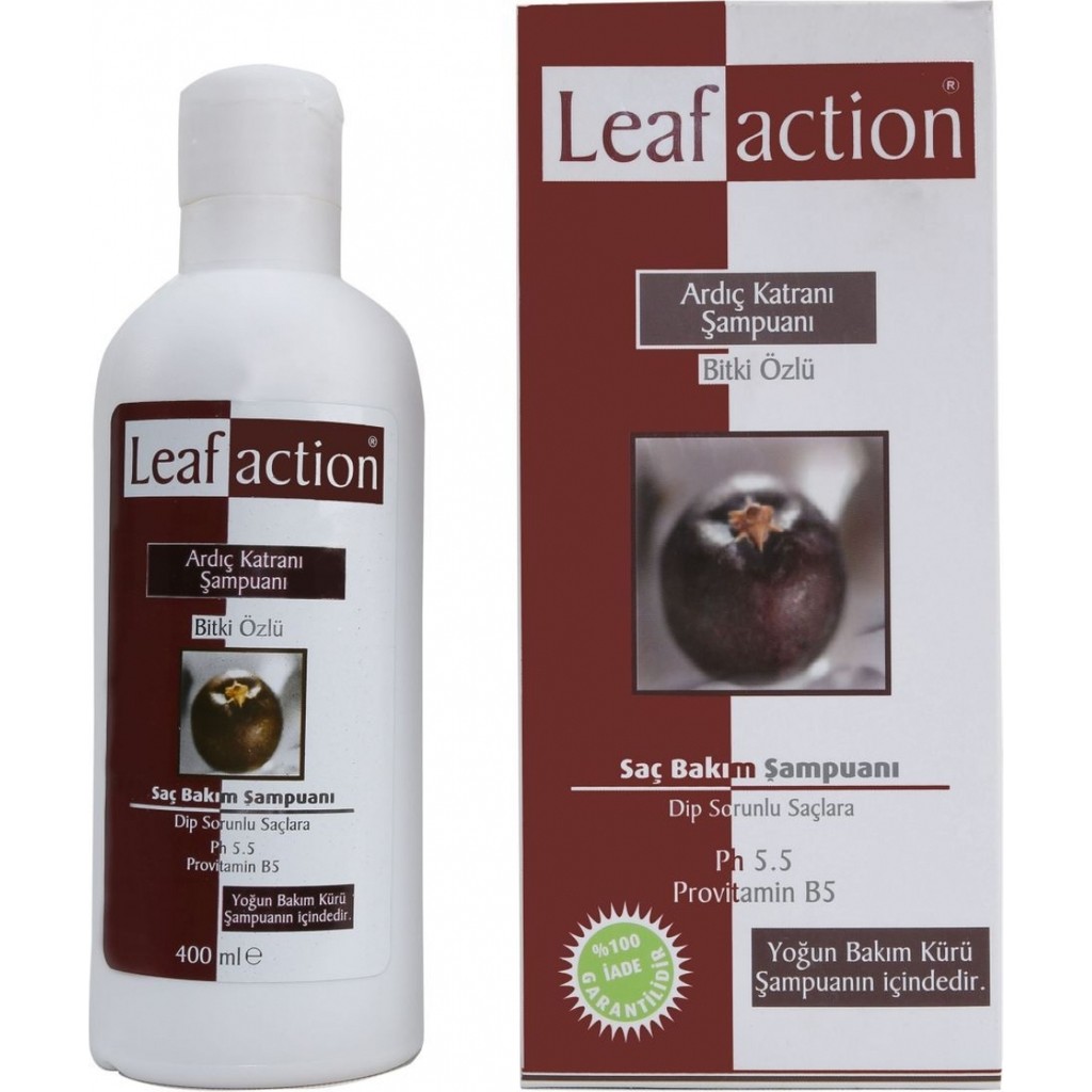 Leaf Action Bitki Özlü Ardıç Katranı Şampuanı 400 ml Şampuan ve Saç Kremi Fiyatı