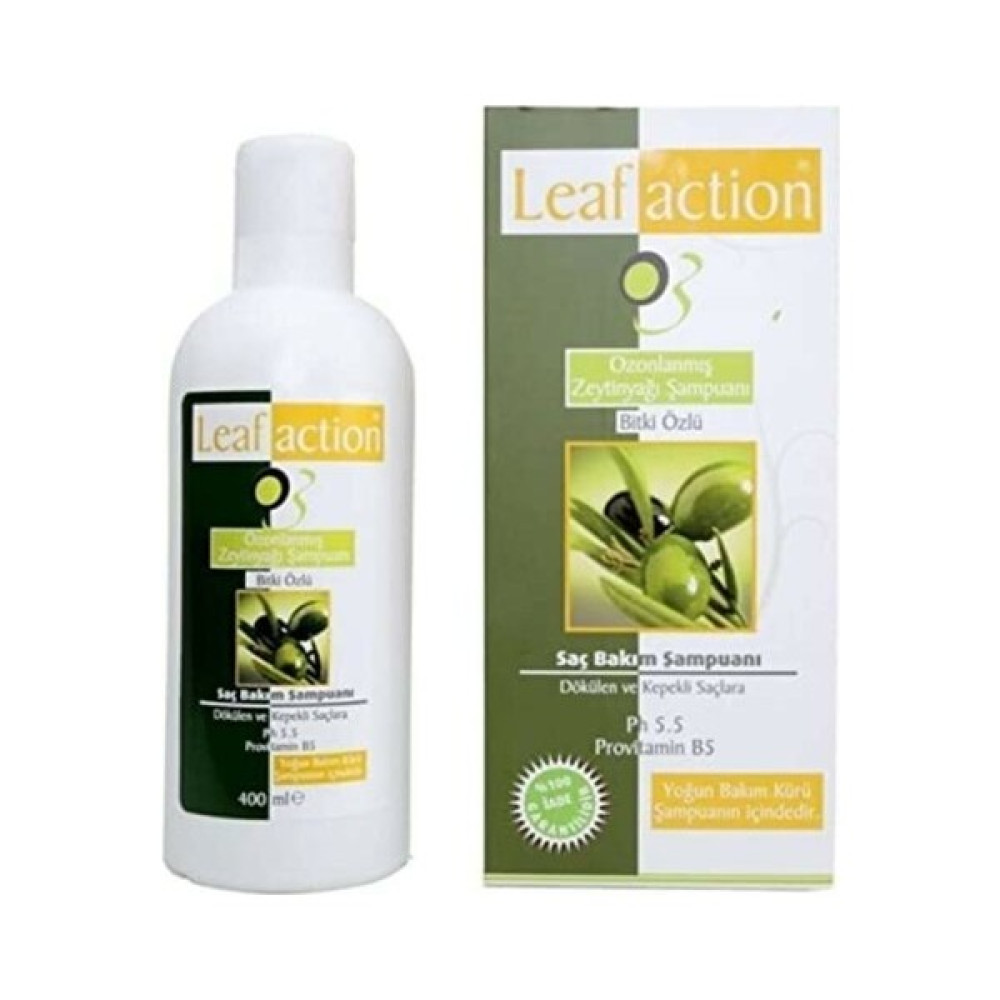 Leaf Action Bitki Özlü Ozonlanmış Zeytinyağı Şampuanı 400 ml Şampuan ve Saç Kremi Fiyatı