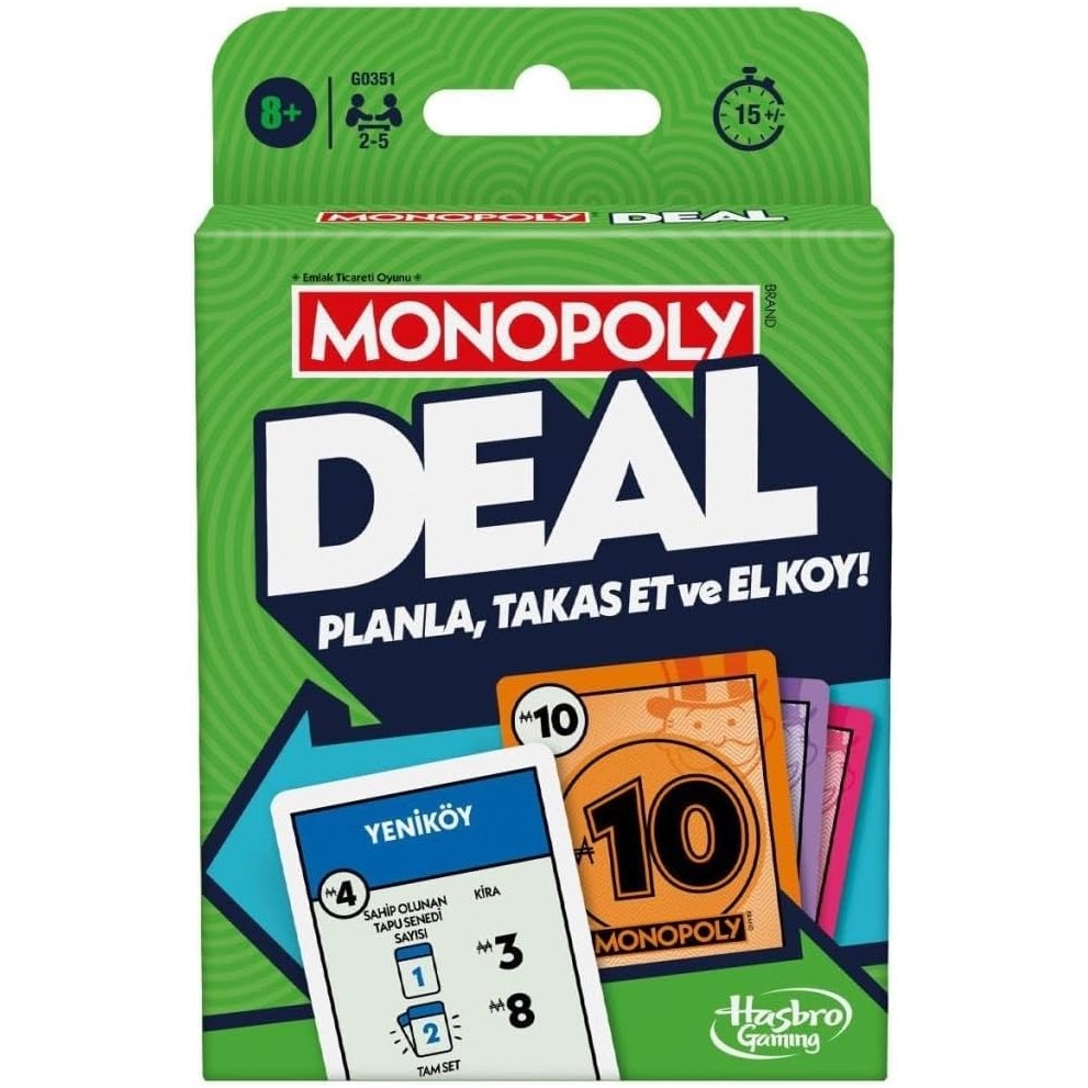 Leaf Shop Gaming Monopoly Deal Kart Oyunu - Türkçe Versiyon Diğer Fiyatı