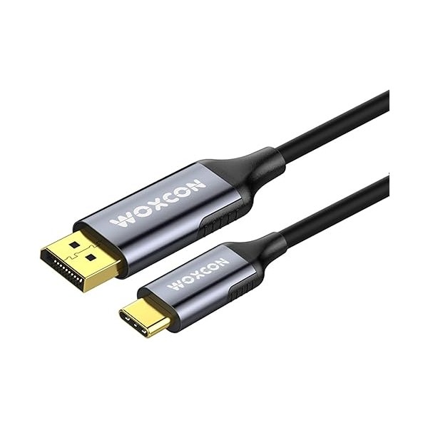 Leaf Shop - Usb-C To Display Port Cable, Dp1.4, USB 3.2 Standart, 8k 30Hz, 4K 120Hz Desteği, Thunderbolt 4, Thunderbolt 3, 2 Metre, En Yeni Model Diğer Fiyatı