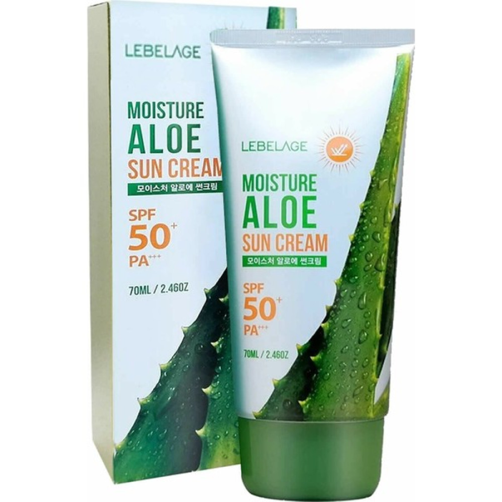 Lebelage Yatıştırıcı, Nemlendirici Aloe Vera Spf 50 + Pa +++ Güneş Kremi Moisture Aloe Sun Cream Güneş Kremleri ve Losyonları Fiyatı