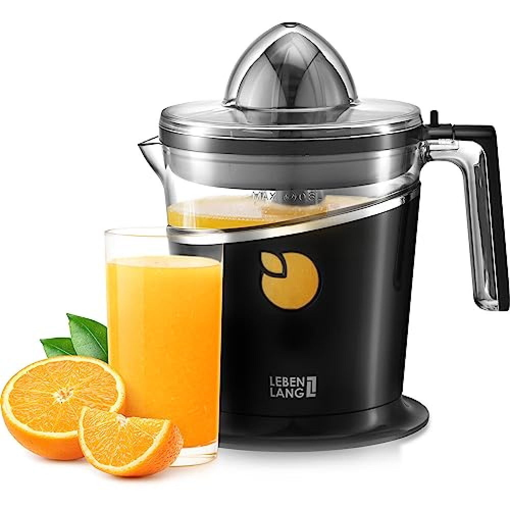 LEBENLANG BPA-Free Orange Juicer Electric - 27 OZ & 2 Cones with Pulp Control I Automatic & Electric Juicer for Citrus Lemon & Oranges I Orange juice squeezer machine Exprimidor de naranjas electrico Juicers Fiyatı