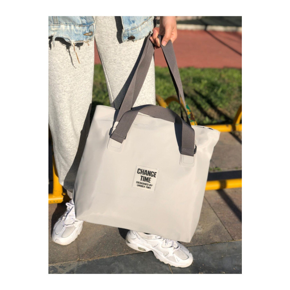 Lebina Kadın Gri Shopper Omuz Çantası Unisex Çanta & Cüzdan ve Seyahat Çantaları Fiyatı